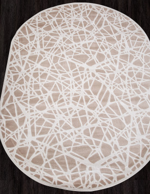 Ковер Миранда Miranda D967-BEIGE-OVAL (Меринос Merinos) Овал