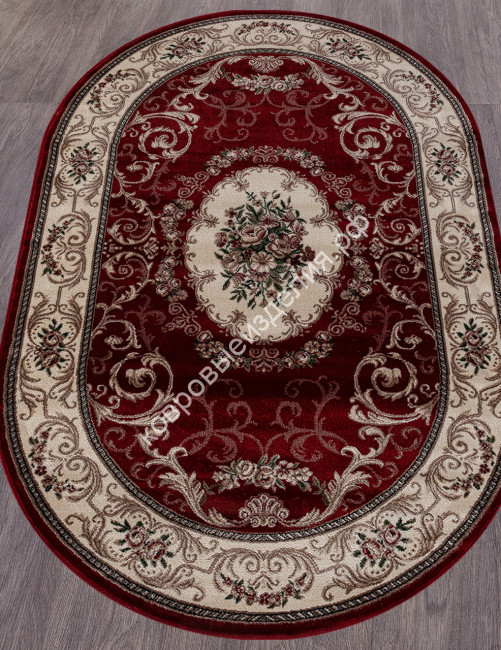 Ковер COLIZEY (КОЛИЗЕЙ) D066-RED-OVAL