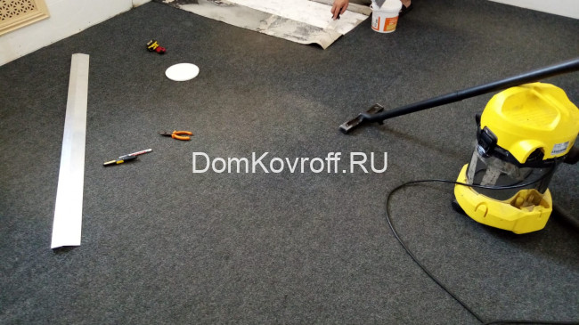 Укладка Ковролина 