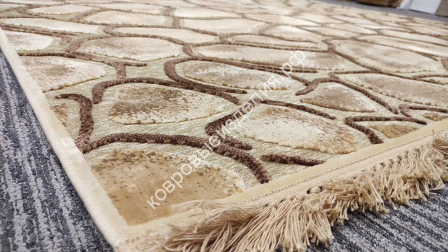 Ковер Tiffany Stone Beige/ Камушки Беж. Бельгия Вискоза 2.0х2.9