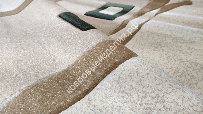 Ковер "Imperial Carving" (1347_CREAM / D.BEIGE) Прямой 2,0х3,0