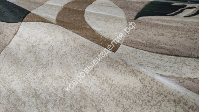 Ковер "Imperial Carving" (962_CREAM / D.GREEN) Прямой 2,0х3,0